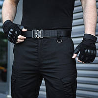 Чоловічий тактичний військовий ремінь чорного кольору тактичні ремені для штанів міцний і надійний пояс