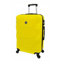 Дорожня сумка валіза Bonro 2019 на коліщатках багажна валізка жовта велика (bo-10500600) PER