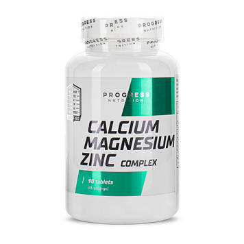 Progress Nutrition Calcium Magnesium Zinc Complex (90 tab)