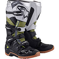 Мотоботи Alpinestars Tech 7 Enduro Black/Silver/Military Green