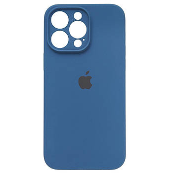 Чохол Silicone Full Camera для Apple iPhone 14 Pro Blue Horizon