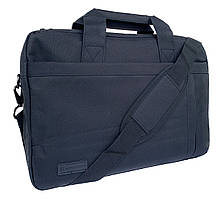 Сумка для ноутбука до 14" дюймів Brinch B-14S чорна, ремінь через плече в комплекті