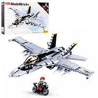 Конструктор Sluban M38-B0928 Винищувач F-18 Хорнет, 682 деталі