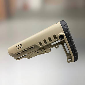 Приклад (база) DLG TBS TACTICAL, DLG-087-beige, Койот, для гвинтівок з трубкою розміру Mil-Spec, фото 1