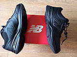 Кросівки чоловічі шкіряні New Balance NB 411 чорні оригінал 41 розмір, устілка 27,5 см, фото 8