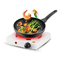 Плита електрична дискова Rainberg RB-777 на 1 конфорку побутова з регулюванням потужності