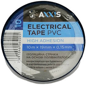 Ізоляційна стрічка синя 19mm*10м <AXXIS>