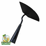 Сапка сталева напівкругла з шириною леза 195 мм, сапа для прополювання бурянів, фото 3