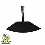 Сапка сталева напівкругла з шириною леза 195 мм, сапа для прополювання бурянів, фото 5
