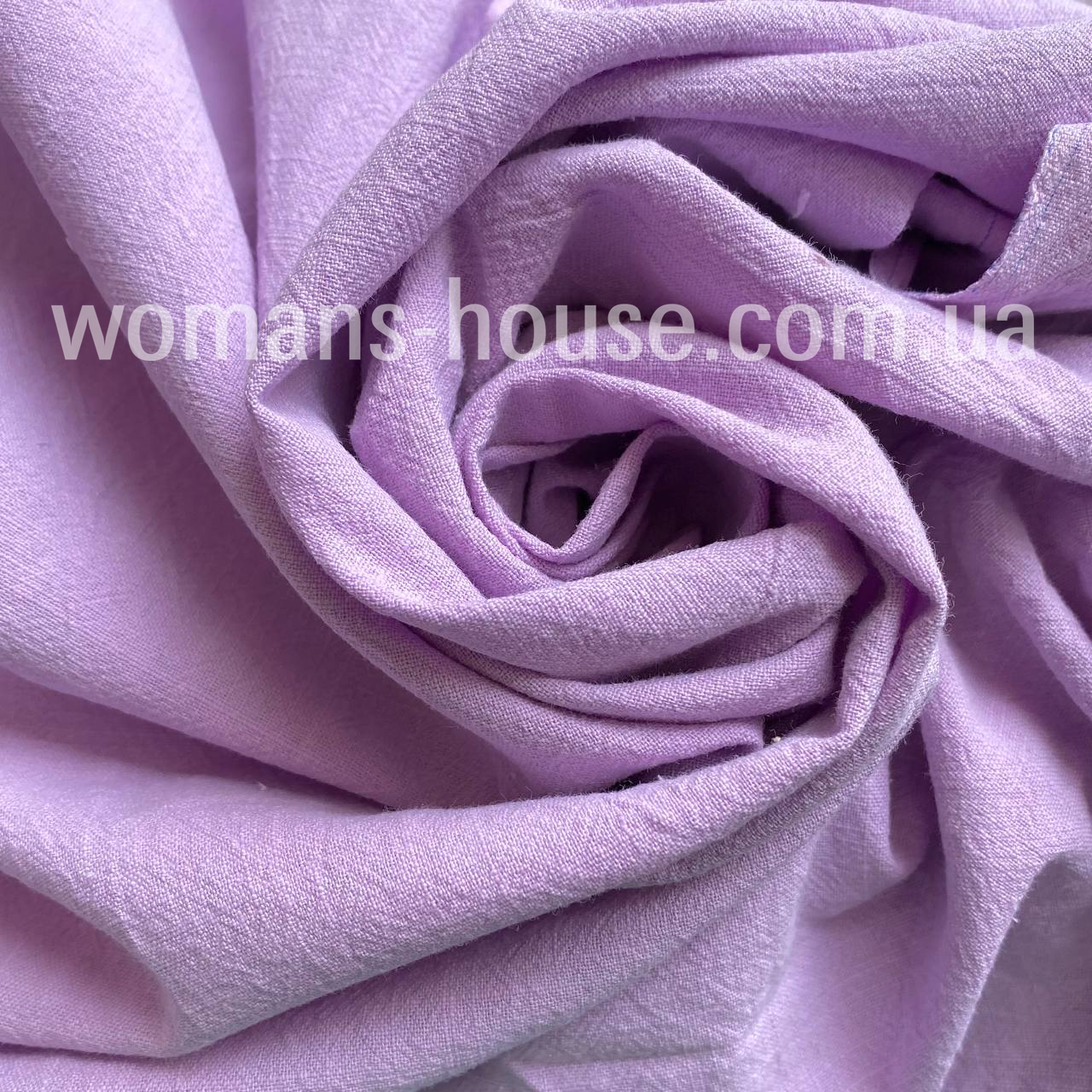 Коттон з імітацією льону Бузковий, фото 1