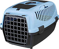 Контейнер-переноска для собак и котов весом до 8 кг Trixie «Capri 2» 37*34*55 см (голубая)