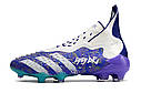 Eur36-45 бутси Adidas Predator Freak + FG/AG Showpiece фіолетові водонепроникні футбольні копи, фото 7