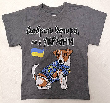 Футболка для хлопчика Пес Патрон, зріст 116, 134, 146, 152 см.