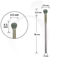 Фреза для манікюру корундова сіра 4.5 мм