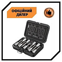 Набор торцевых головок TORX 1/2" T20-T60, 100мм, S2, STORM INTERTOOL ET-8401 TSH