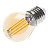 Лампа Едісона 4W LED Brille G45 Cog Філамент 2200K E27, фото 2
