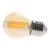 Лампа Едісона 4W LED Brille G45 Cog Філамент 2200K E27, фото 3