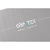 Килимок (мат) для фітнесу та йоги Gymtek NBR 1,5см сірий, фото 5