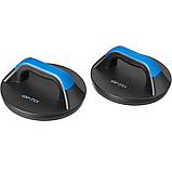 Упори для віджимань Gymtek поворотні синій, фото 2