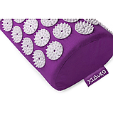 Килимок акупунктурний з валиком Gymtek фіолетовий, фото 5