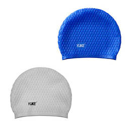Силіконова шапочка для плавання, для басейну, YUKE