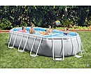 Каркасний басейн Intex 26796 - 7, 503 x 274 x 122 см (сходи, тент, підстилка, фільтр насос), фото 2