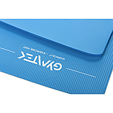 Килимок (мат) для йоги та фітнесу Gymtek NBR 1см голубий, фото 6