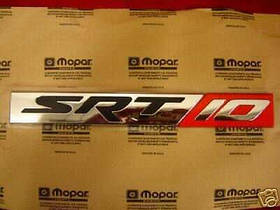 Dodge RAM 1500 2006 Емблема значок на двері SRT10 Новий Оригінал