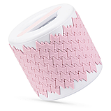 Масажний ролик Gymtek 3D регульований біло-рожевий, фото 3