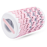 Масажний ролик Gymtek 3D регульований біло-рожевий, фото 4