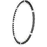 Хулахуп Gymtek з масажером 100см чорний, фото 4