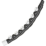 Хулахуп Gymtek з масажером 100см чорний, фото 5