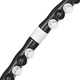 Хулахуп Gymtek з масажером 100см чорний, фото 6