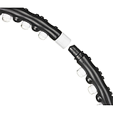 Хулахуп Gymtek з масажером 100см чорний, фото 7