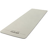 Килимок (мат) для фітнесу та йоги Gymtek Premium TPE 0,6см сіро-чорний, фото 3