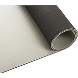 Килимок (мат) для фітнесу та йоги Gymtek Premium TPE 0,6см сіро-чорний, фото 9