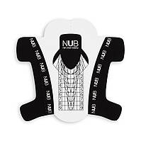 NUB Nail Enhancement Forms универсальные нижние формы для наращивания (прозрачные), 300 шт