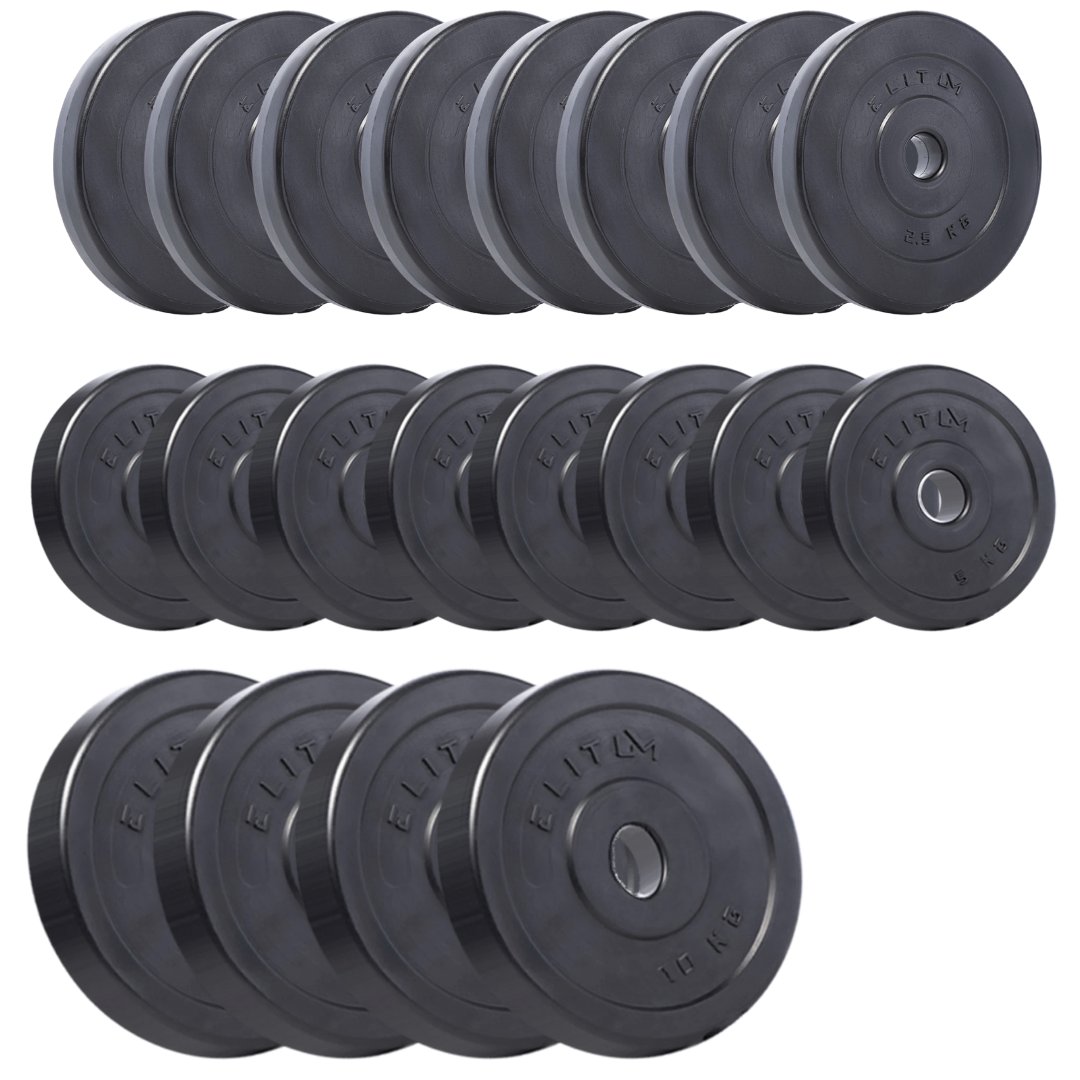 Набір композитних дисків Elitum Titan 100 кг для гантелей і штанг No3
