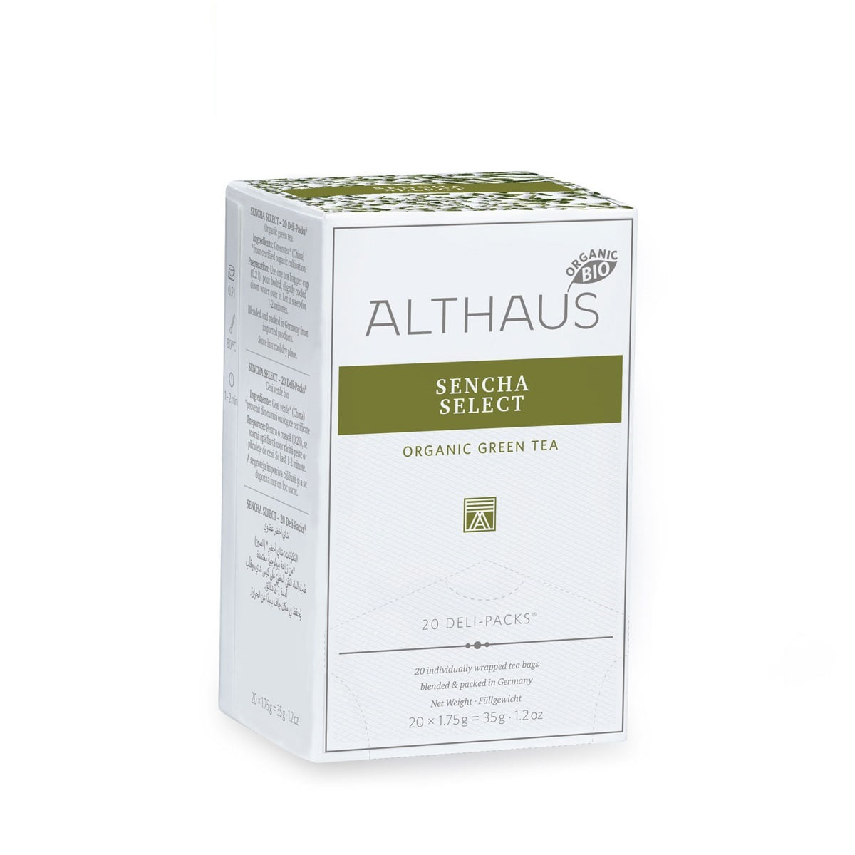Чай зелений Althaus Sencha Select у пакетиках 20 шт 35 г