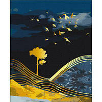 Картина по номерам ""Природа ночи" с золотой краской [tsi198745-TSI]