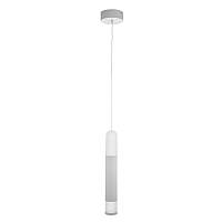 Светильник подвесной светодиодный 10W в форме тубуса белого цвета Brille BL-464S/1*LED WH