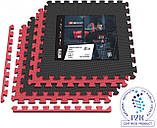 Мат-пазл Hop-Sport EVA 2см HS-A020PM - 4 частин червоно-чорний, фото 7