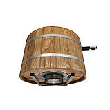 Бондарські вироби для лазні (відро-водоспад) IBAAT 3 (60 літрів), фото 5