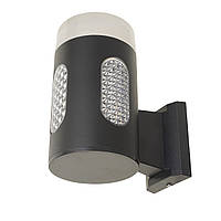 Светильник фасадный 14W LED Brille PL-30/20 2х7W NW BK черный 4000-4700К настенный IP65