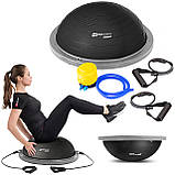 Балансувальна півсфера Hop-Sport HS-L058 чорна, фото 2