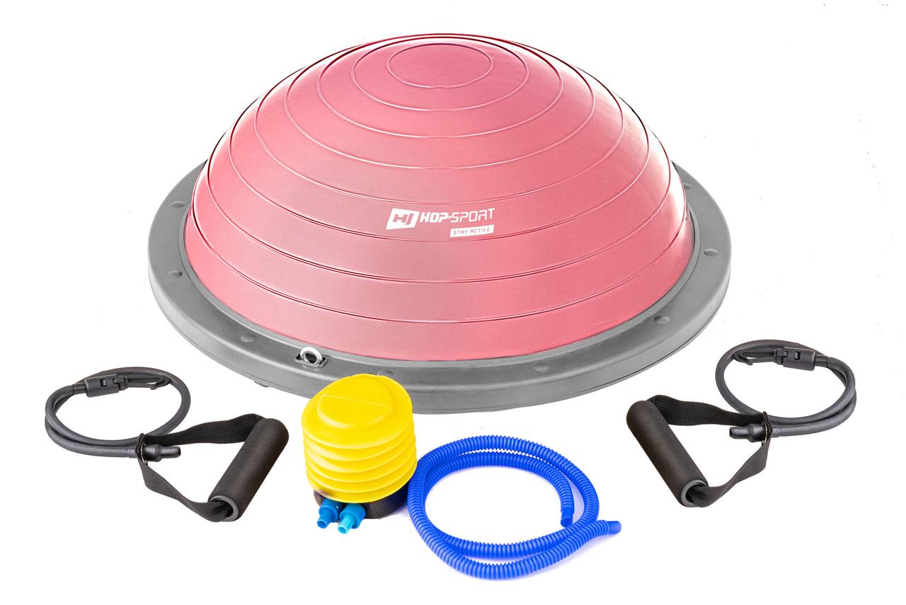 Балансувальна півсфера Hop-Sport HS-L058 рожева, фото 1