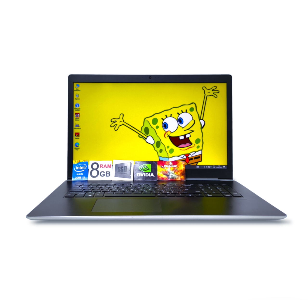 Ігровий ноутбук HP Probook 470 G5 17.3" HD+ Core I3-8130U 8GB DDR4 SSD 240GB NVIDIA GeForce 930MX 2GB