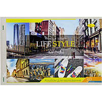 Альбом для рисования "LIFE STYLE", 30 листов [tsi204585-TSI]