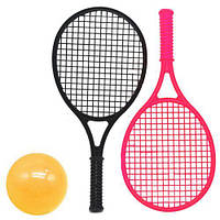 Набор для тенниса (2 ракетки и мячик), розовый [tsi206886-TSI]