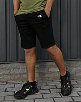 Молодежные летние спортивные шорты The north face черные, Стильные комфортные шорты для прогулок TNF